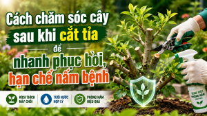 Cách chăm sóc cây sau khi cắt tỉa để nhanh phục hồi, hạn chế nấm bệnh